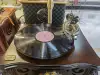 X15 American gramophone, retro gramophone, light luxury style, high-end gift, radio, Bluetooth speaker, CD, vinyl record, elegant copper speaker, solid wood, excellent gift choice Application Scenario